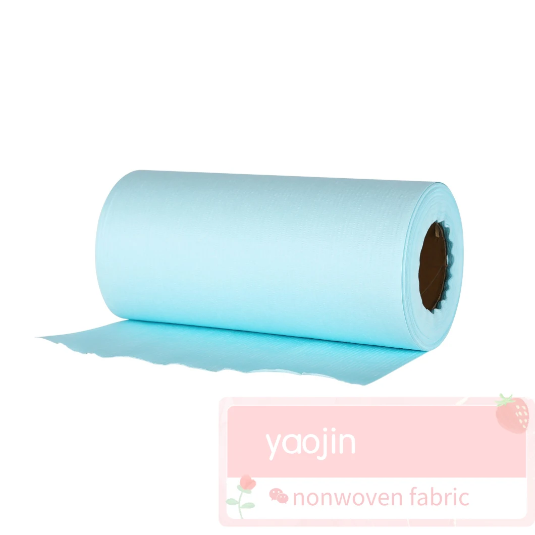 China Polyester Non Woven Industrial Disposable Lint Free Oil Absorbent Cleaning Dry Wipe Roll Supplier